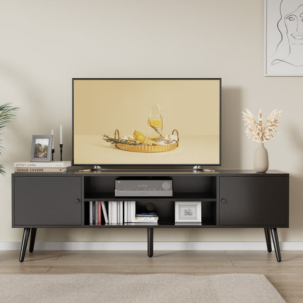ترابيزة تلفزيون اسود مقاس 150* 40 * 60 سم