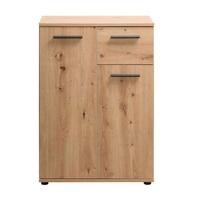 جزامة خشب ام دي اف درج بيج - 40×110×80 سم