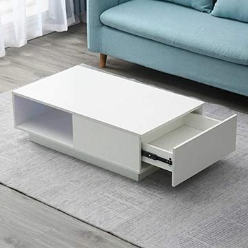 ترابيزة قهوة أبيض مقاس 100*40*45 سم