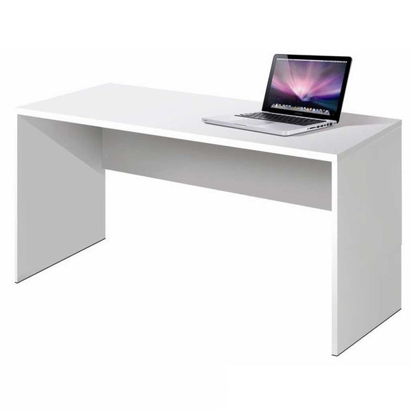 مكتب ام دي اف ابيض - 75×40×120 سم