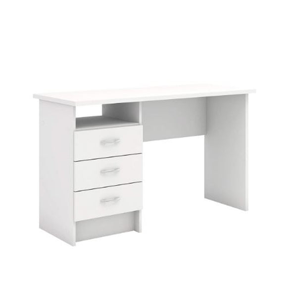 مكتب ام دي اف أبيض - 75x120x60 سم